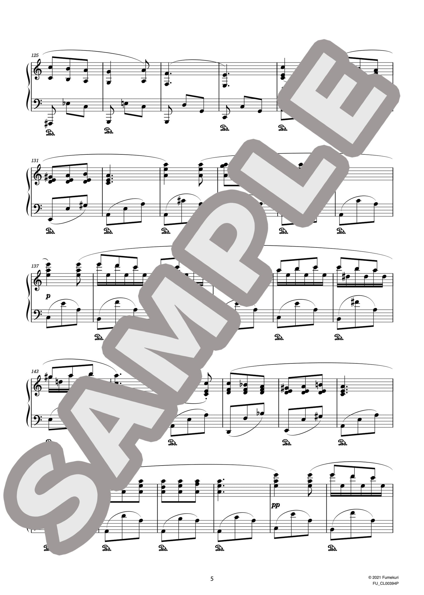 3つのピアノ曲 作品53 第2曲 メロディ（BRÜLL) / クラシック・オリジナル楽曲【中上級】