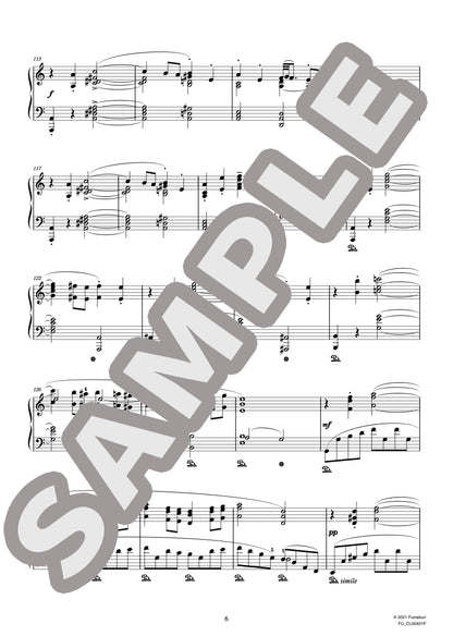 3つのピアノ曲 作品93 第2曲 即興曲（BRÜLL) / クラシック・オリジナル楽曲【中上級】