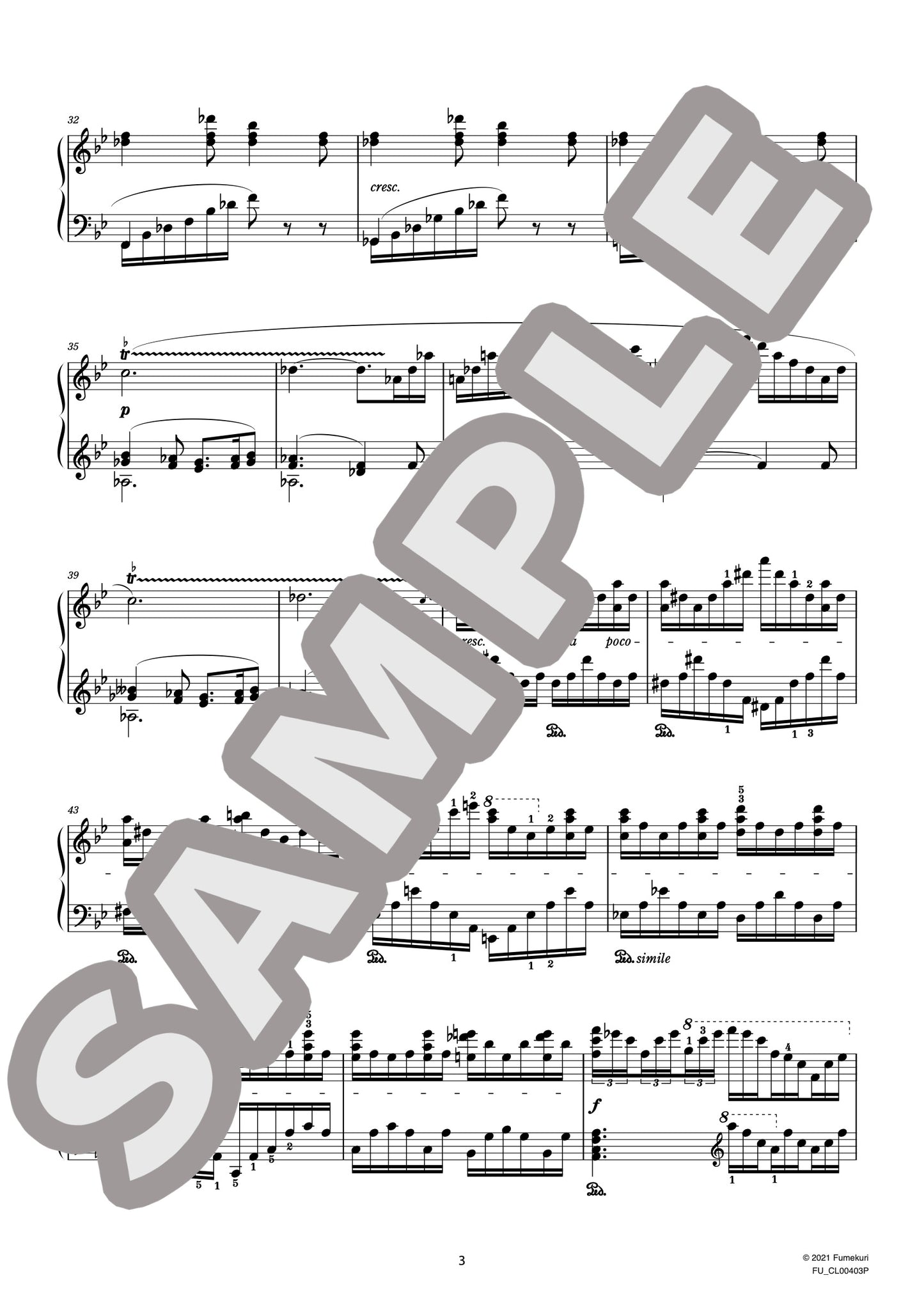 2つのピアノ曲 作品94 第1曲 ゴンドリエラ（BRÜLL) / クラシック・オリジナル楽曲【中上級】