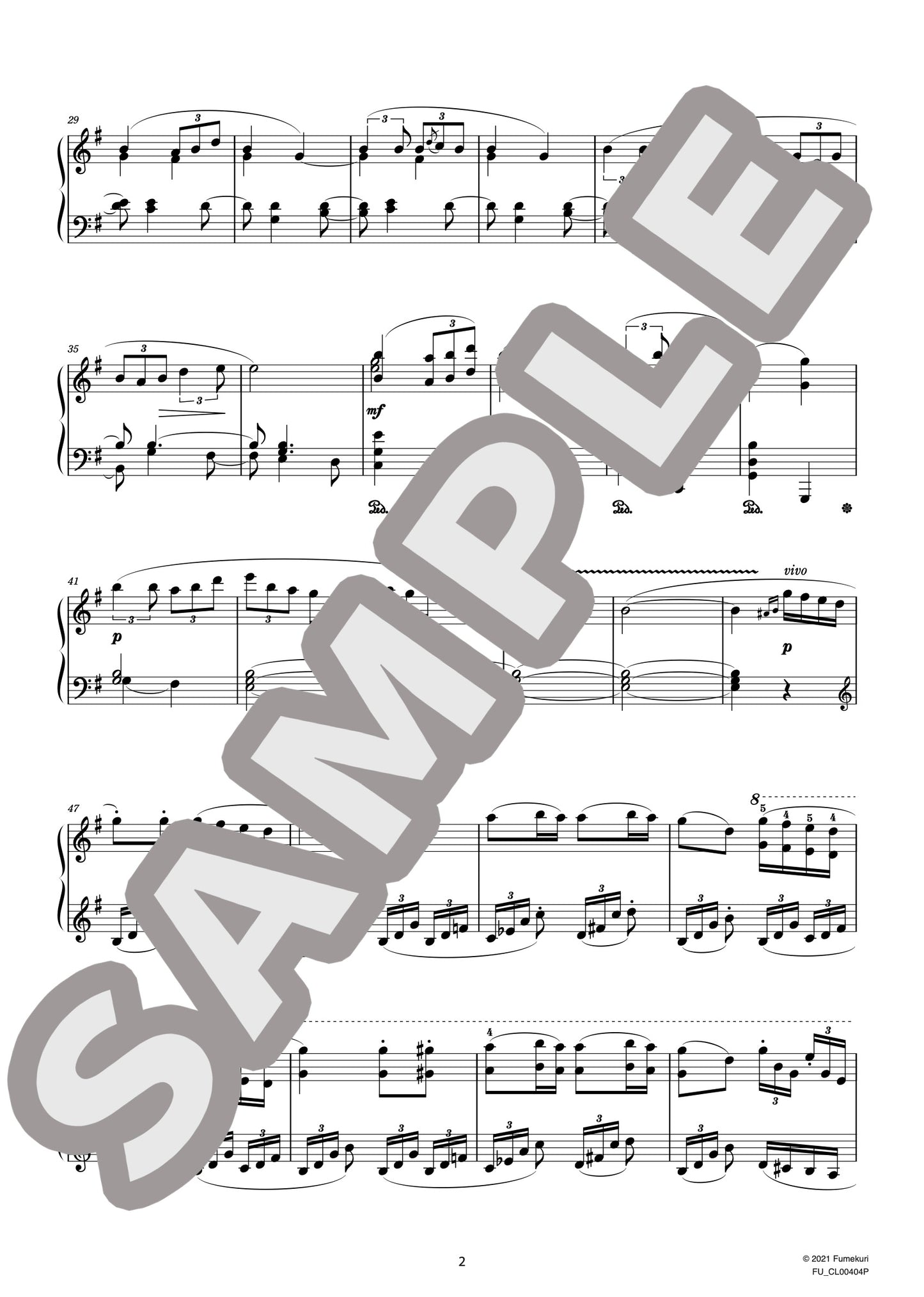 2つのピアノ曲 作品94 第2曲 日本風の行進曲（BRÜLL) / クラシック・オリジナル楽曲【中上級】