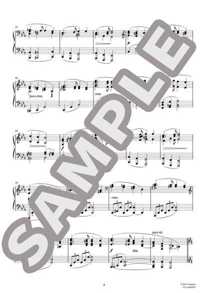 3つのピアノ曲 作品101 第3曲 ノヴェレッテ（BRÜLL) / クラシック・オリジナル楽曲【中上級】