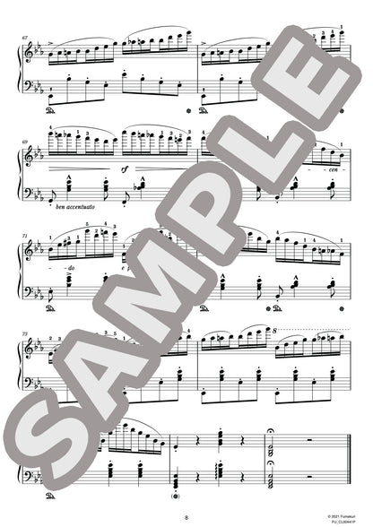 24の性格的練習曲 作品25 第10番 変ホ長調（MARMONTEL) / クラシック・オリジナル楽曲【中上級】