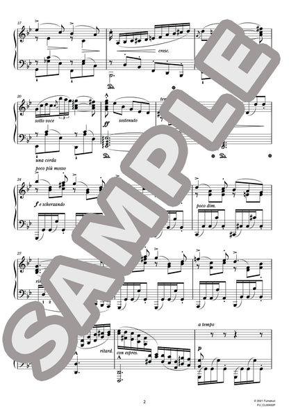 24の性格的練習曲 作品25 第21番 バルカロール ト短調（MARMONTEL) / クラシック・オリジナル楽曲【中上級】