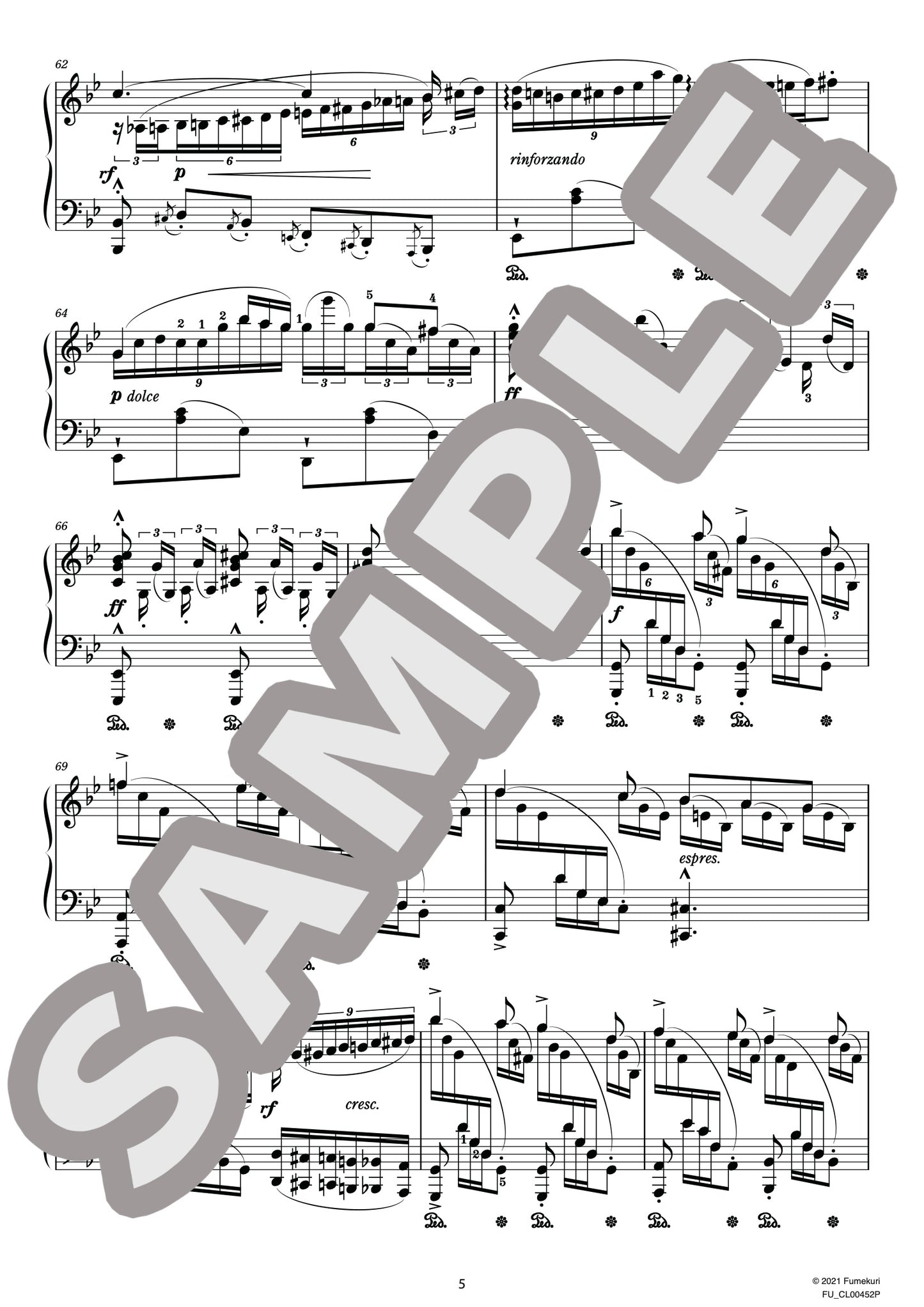 24の性格的練習曲 作品25 第21番 バルカロール ト短調（MARMONTEL) / クラシック・オリジナル楽曲【中上級】
