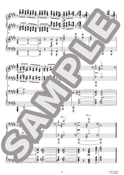 前奏曲嬰ハ短調 作品3-2「鐘」［2台ピアノ（作曲家自身によるアレンジ版）］（RACHMANINOV) / クラシック・オリジナル楽曲【中上級】