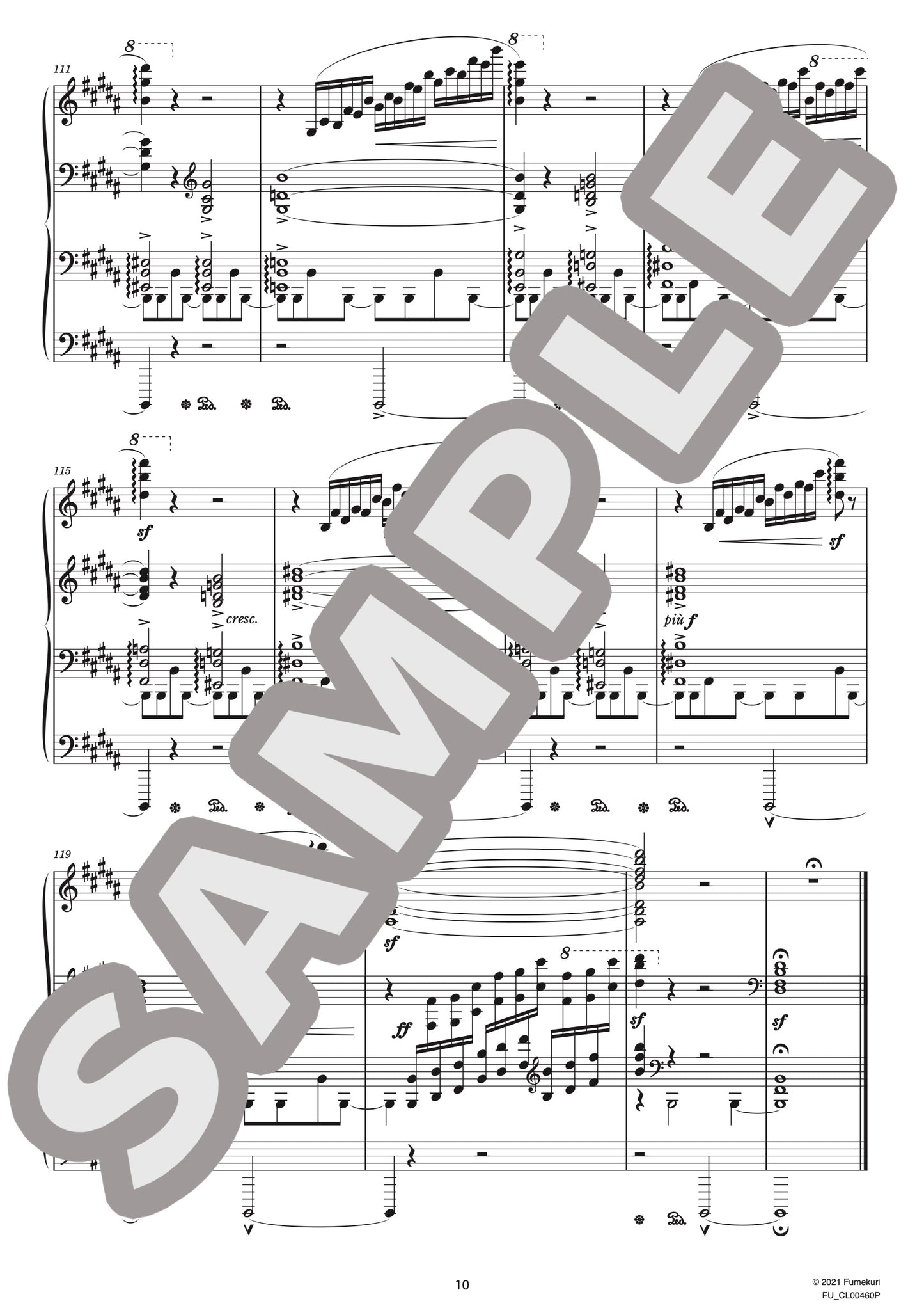12の超絶技巧練習曲 作品11 第3番 鐘（LYAPUNOV) / クラシック・オリジナル楽曲【中上級】