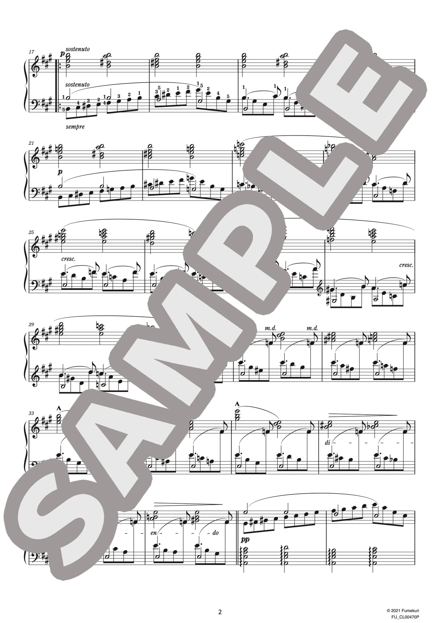 すべての長調による12の練習曲 作品35 第1番 イ長調（ALKAN) / クラシック・オリジナル楽曲【中上級】
