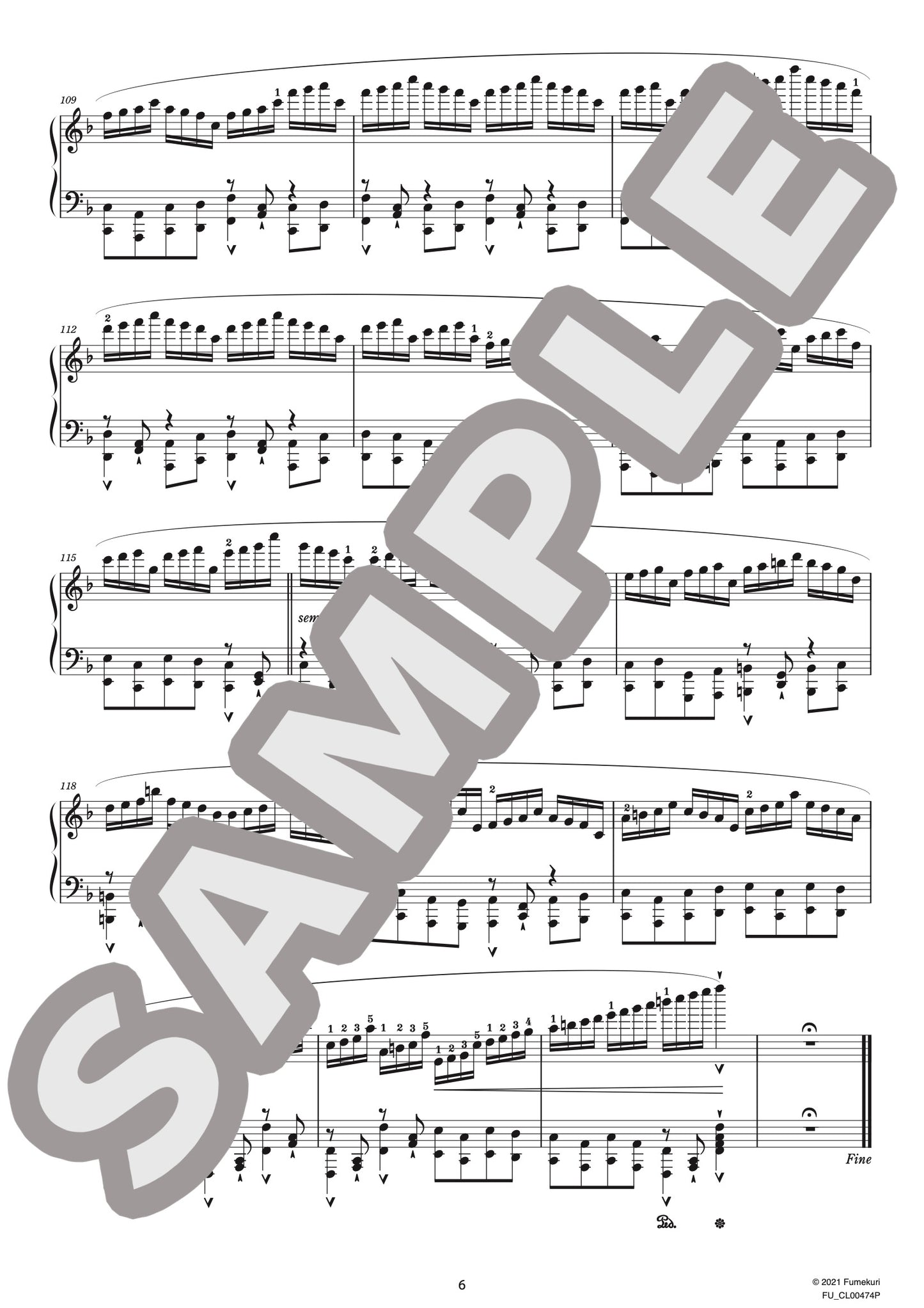すべての長調による12の練習曲 作品35 第5番 ヘ長調（ALKAN) / クラシック・オリジナル楽曲【中上級】