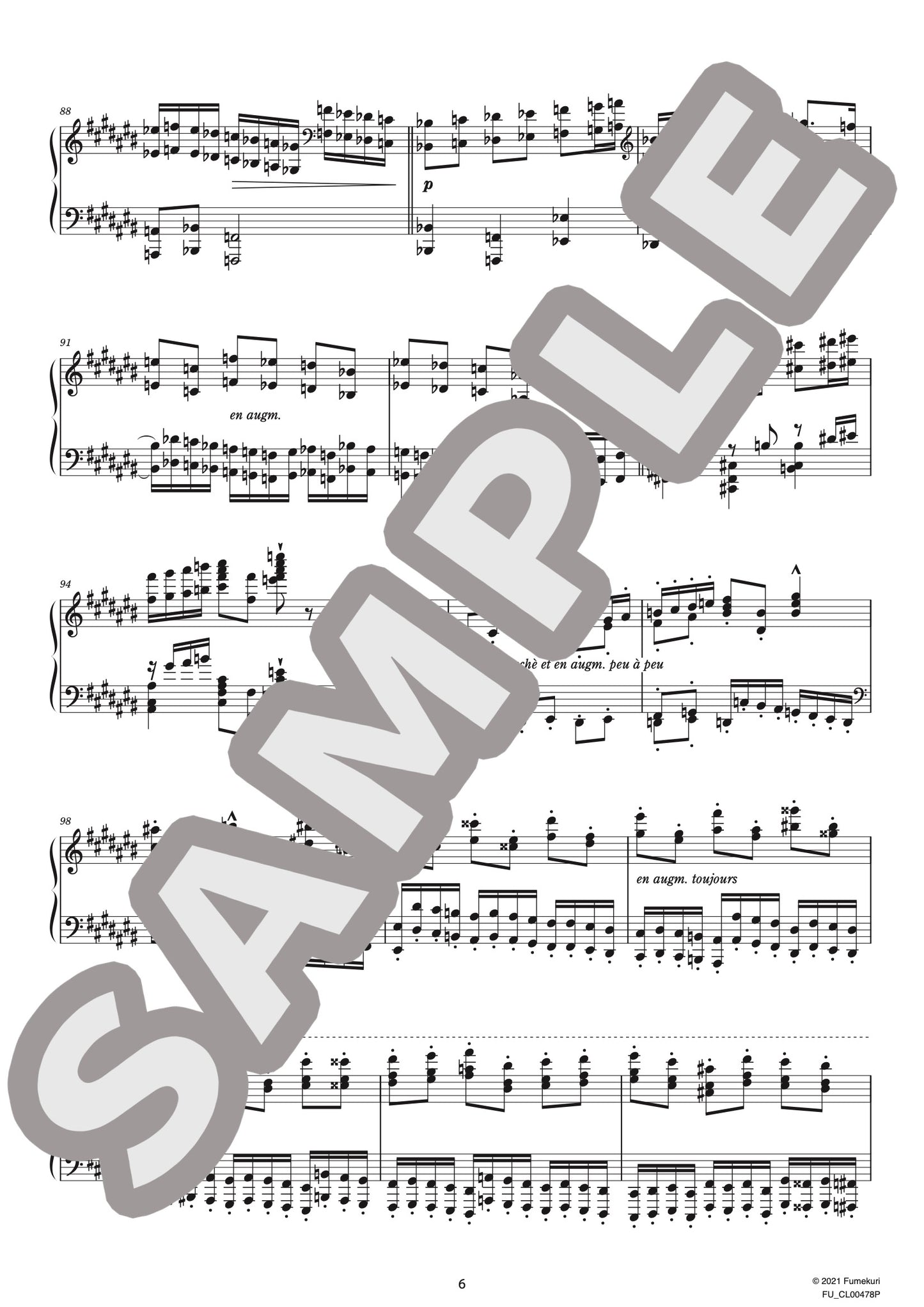 すべての長調による12の練習曲 作品35 第9番 嬰ハ長調 対位法（ALKAN) / クラシック・オリジナル楽曲【中上級】