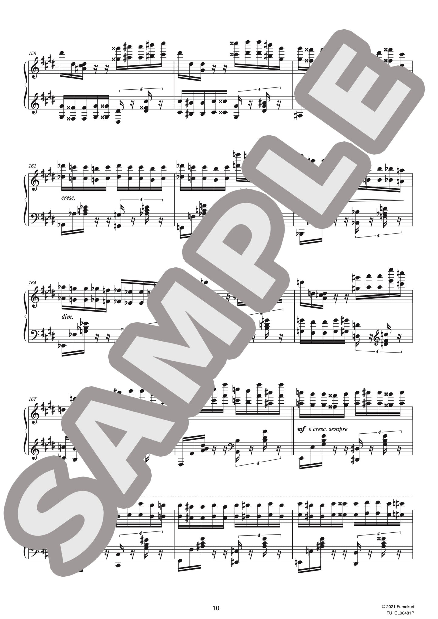 すべての長調による12の練習曲 作品35 第12番 ホ長調（ALKAN) / クラシック・オリジナル楽曲【中上級】