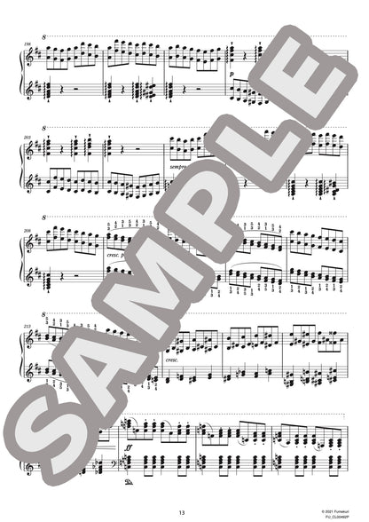 すべての短調による12の練習曲 作品39 第11番 ロ短調「序曲」（ALKAN) / クラシック・オリジナル楽曲【中上級】