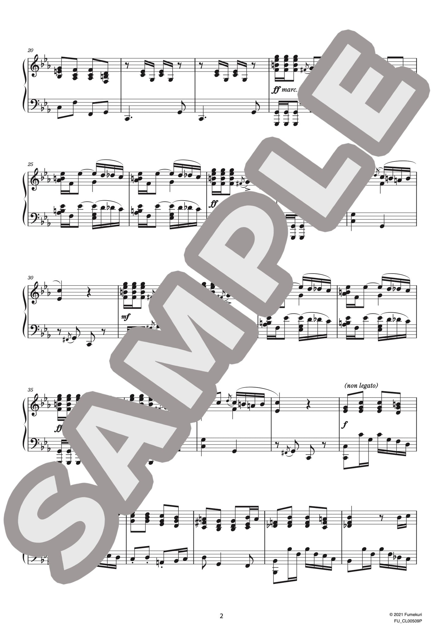 スペイン民謡による6つの小品 第4曲 東洋風行進曲（GRANADOS) / クラシック・オリジナル楽曲【中上級】