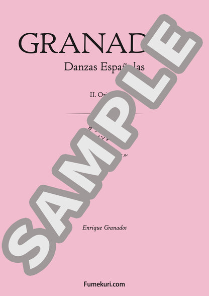 スペイン舞曲集 第2曲 オリエンタル（GRANADOS) / クラシック・オリジナル楽曲【中上級】