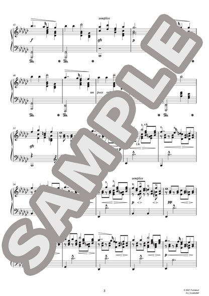 サバンナ（クレオールのバラード）作品3（GOTTSCHALK) / クラシック・オリジナル楽曲【中上級】