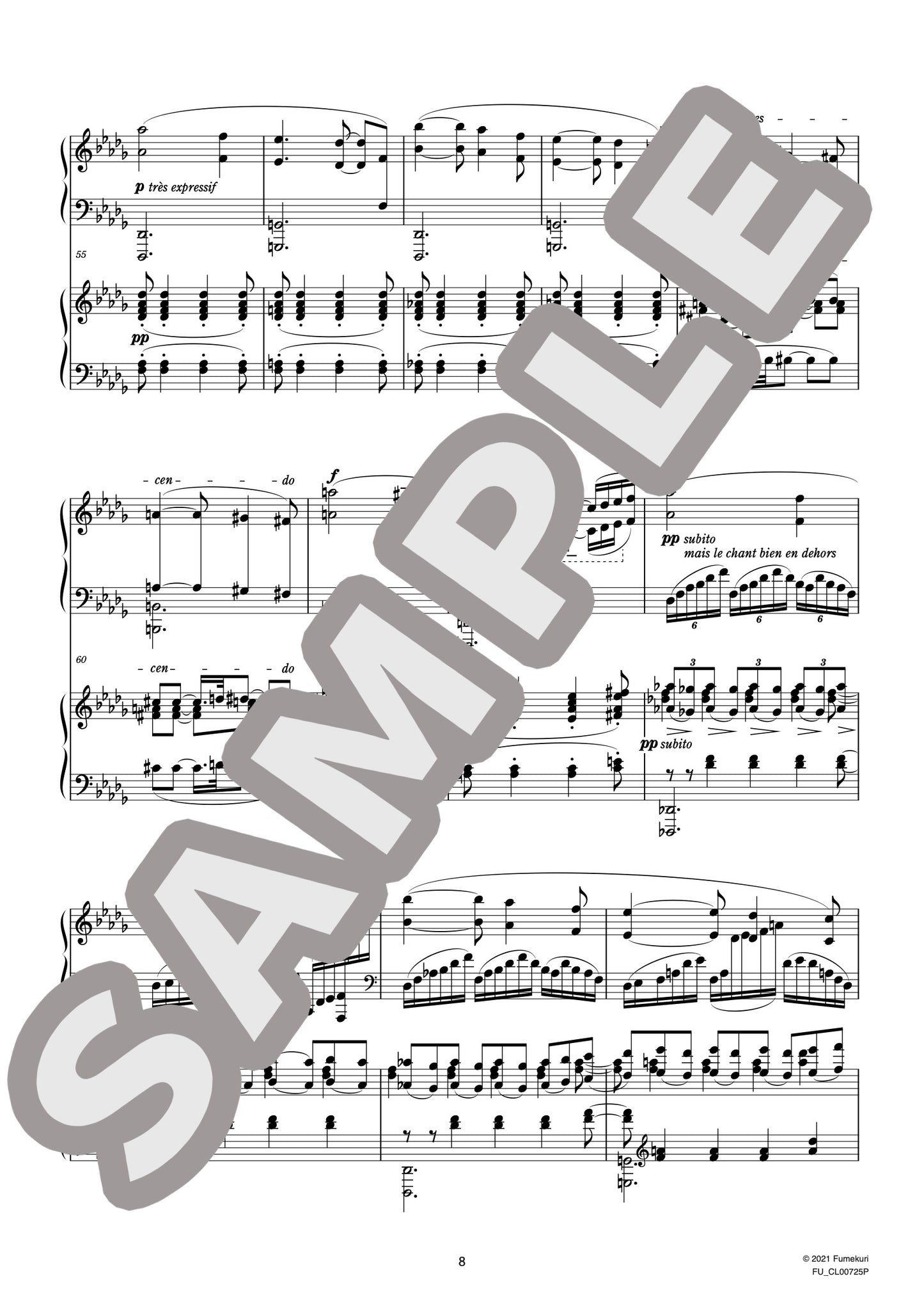 牧神の午後への前奏曲［2台ピアノ版］（DEBUSSY) / クラシック・オリジナル楽曲【中上級】