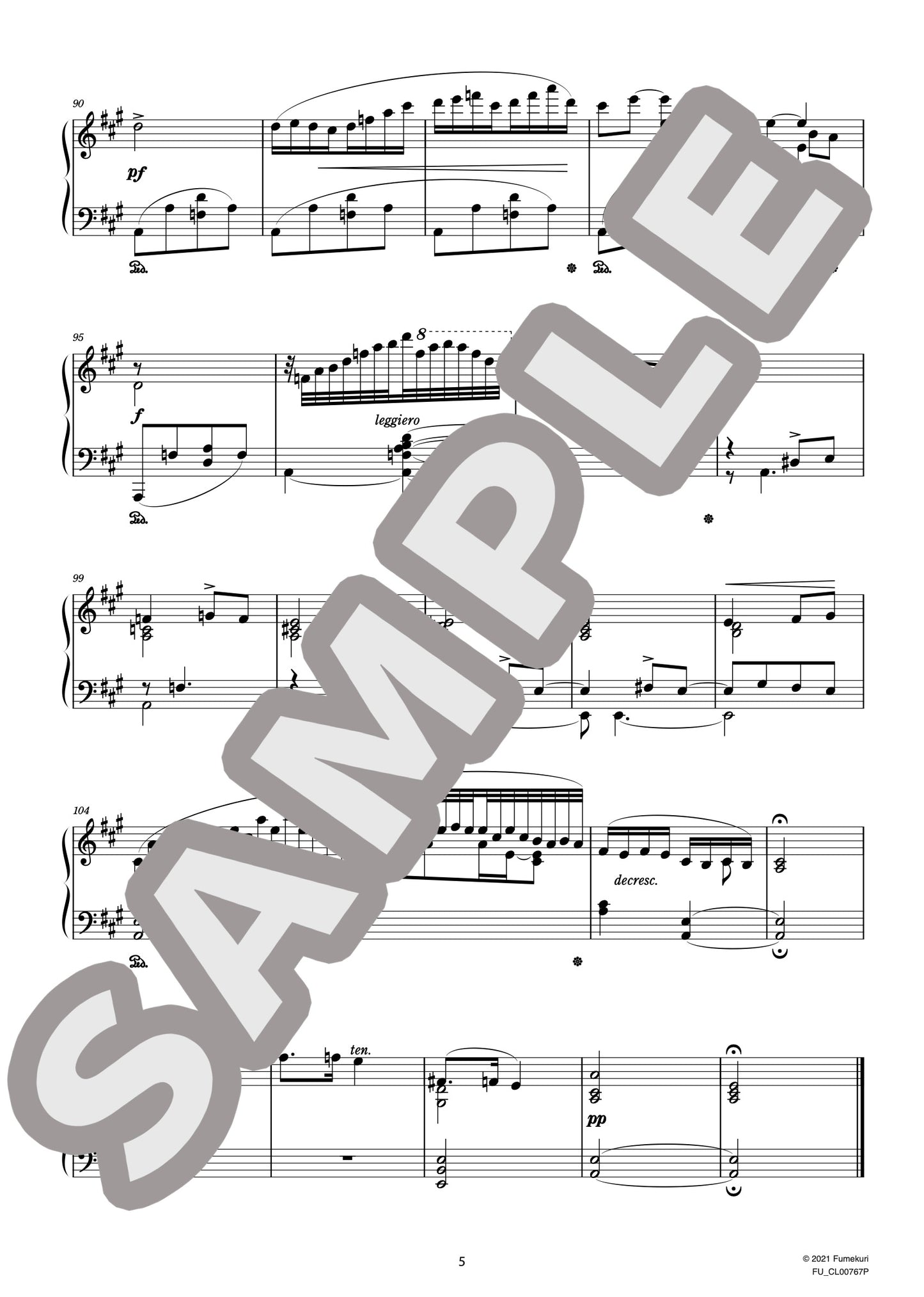 3つのサロンのための音楽 ノクターン（ÁBRÁNYI) / クラシック・オリジナル楽曲【中上級】