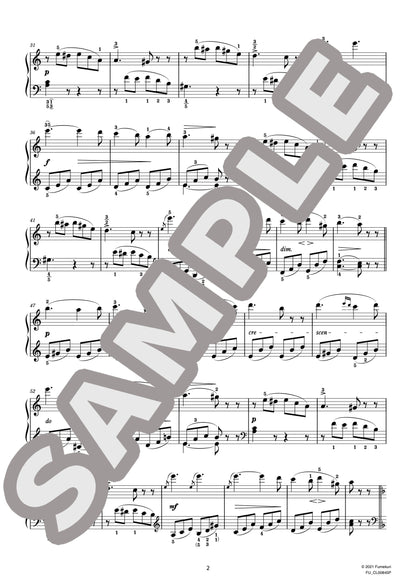 とてもやさしい６つの小曲集 ロンド 作品52-6（HUMMEL) / クラシック・オリジナル楽曲【中上級】