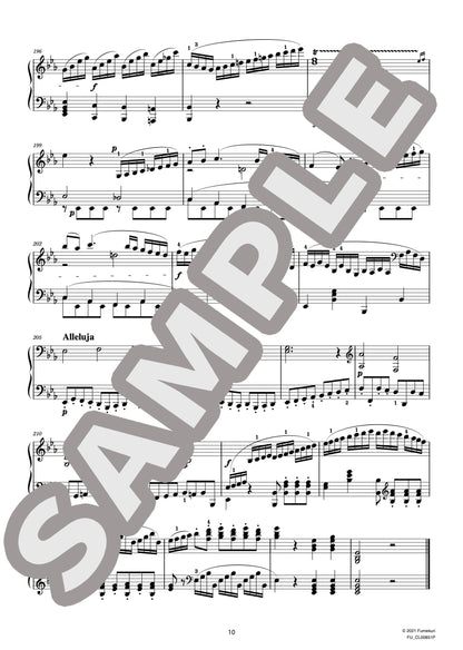 ソナタ 第2番 『アレルヤ』作品13 第1楽章（HUMMEL) / クラシック・オリジナル楽曲【中上級】