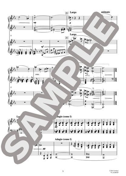 惑星 作曲者による2台ピアノ版 金 星 ─ 平和をもたらす者（HOLST) / クラシック・オリジナル楽曲【中上級】