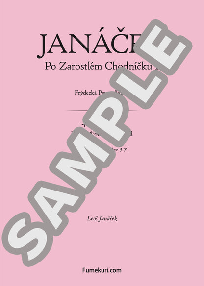 草陰の小径にて 第1集 フリーデクの聖母マリア（JANÁČEK) / クラシック・オリジナル楽曲【中上級】