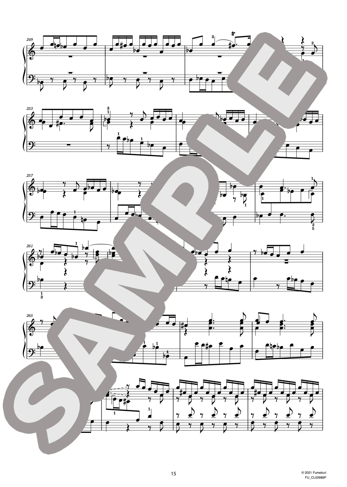 ７つのトッカータ BWV910-916 ニ短調（J.S.BACH) / クラシック・オリジナル楽曲【中上級】