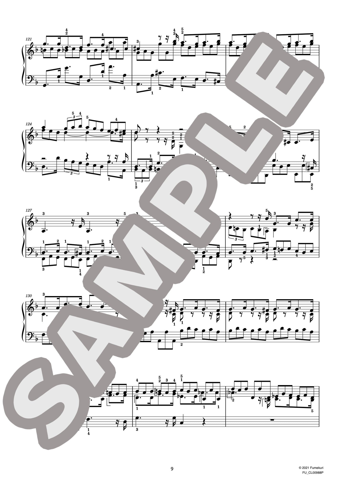 ７つのトッカータ BWV910-916 ト短調（J.S.BACH) / クラシック・オリジナル楽曲【中上級】