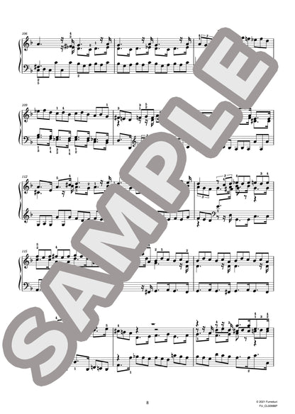 ７つのトッカータ BWV910-916 ト短調（J.S.BACH) / クラシック・オリジナル楽曲【中上級】