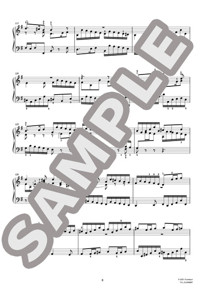 ７つのトッカータ BWV910-916 ト長調（J.S.BACH) / クラシック・オリジナル楽曲【中上級】