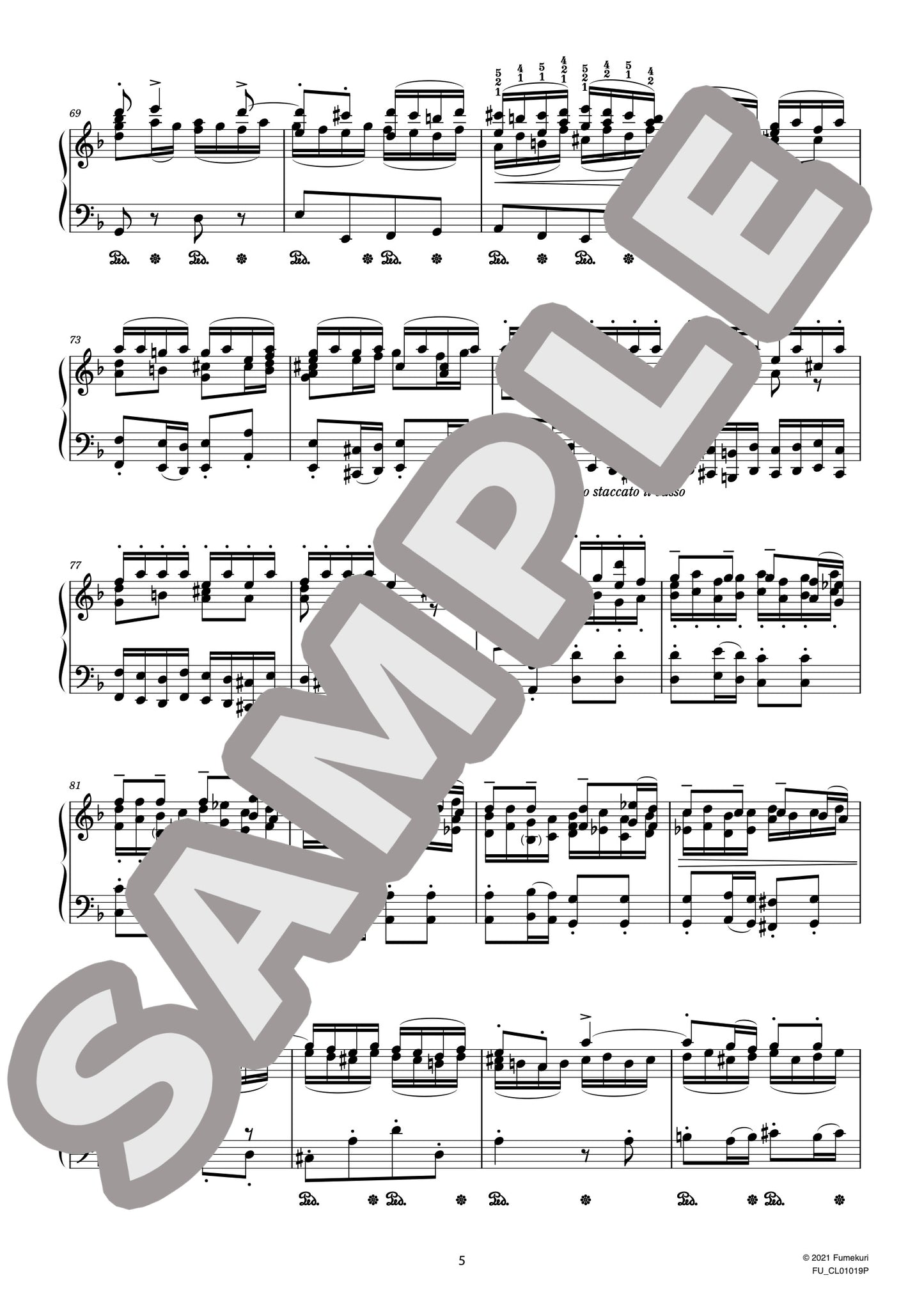 J.S.バッハによるブランデンブルク協奏曲 第2番 第3楽章（J.S.BACH=STRADAL) / クラシック・オリジナル楽曲【中上級】