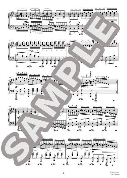 J.S.バッハによるブランデンブルク協奏曲 第3番 第2楽章（J.S.BACH=STRADAL) / クラシック・オリジナル楽曲【中上級】