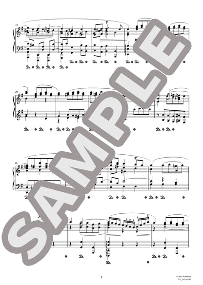 J.S.バッハによるブランデンブルク協奏曲 第4番 第2楽章（J.S.BACH=STRADAL) / クラシック・オリジナル楽曲【中上級】