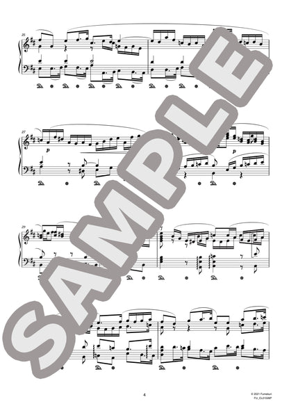 J.S.バッハによるブランデンブルク協奏曲 第5番 第2楽章（J.S.BACH=STRADAL) / クラシック・オリジナル楽曲【中上級】