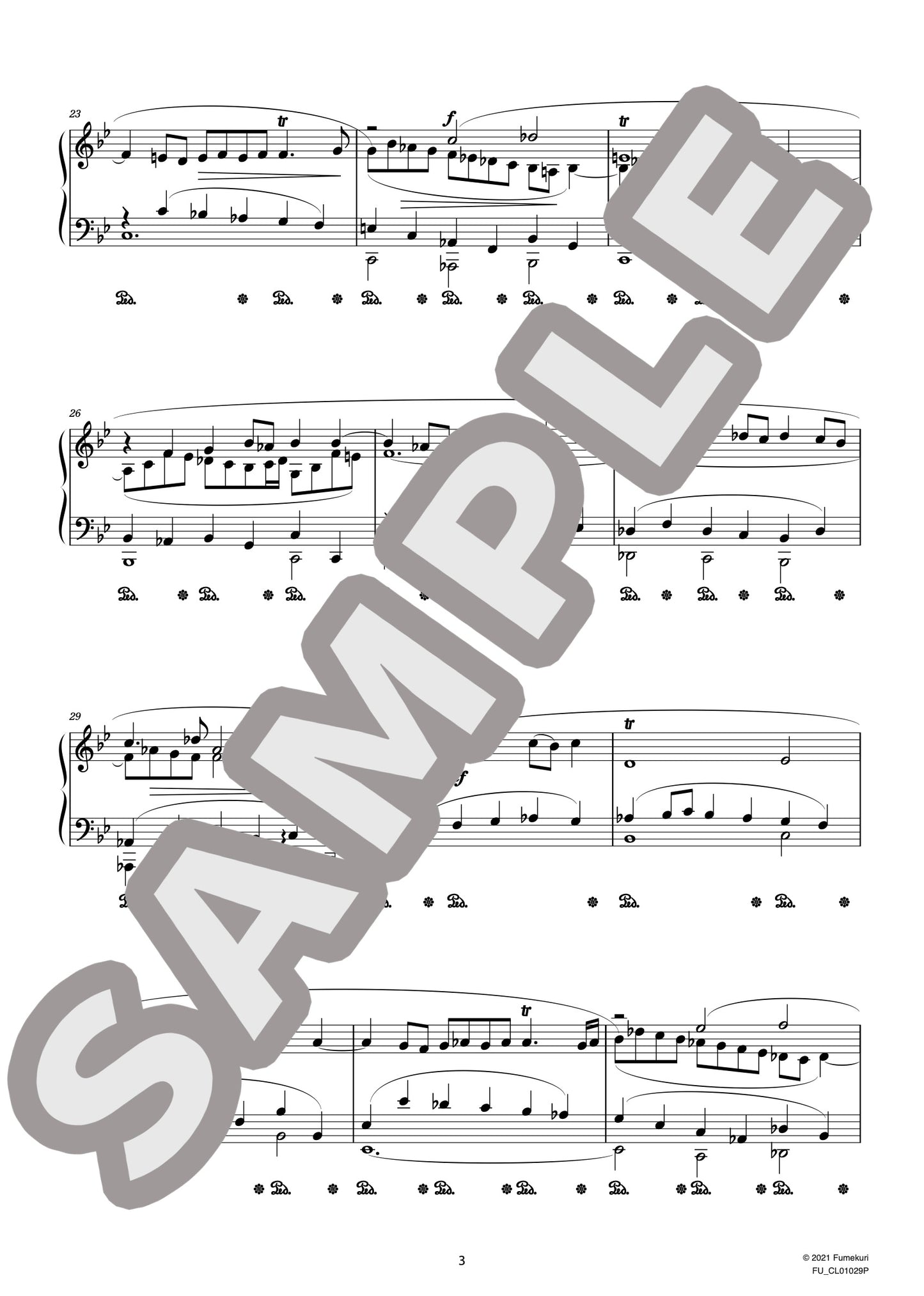 J.S.バッハによるブランデンブルク協奏曲 第6番 第2楽章（J.S.BACH=STRADAL) / クラシック・オリジナル楽曲【中上級】