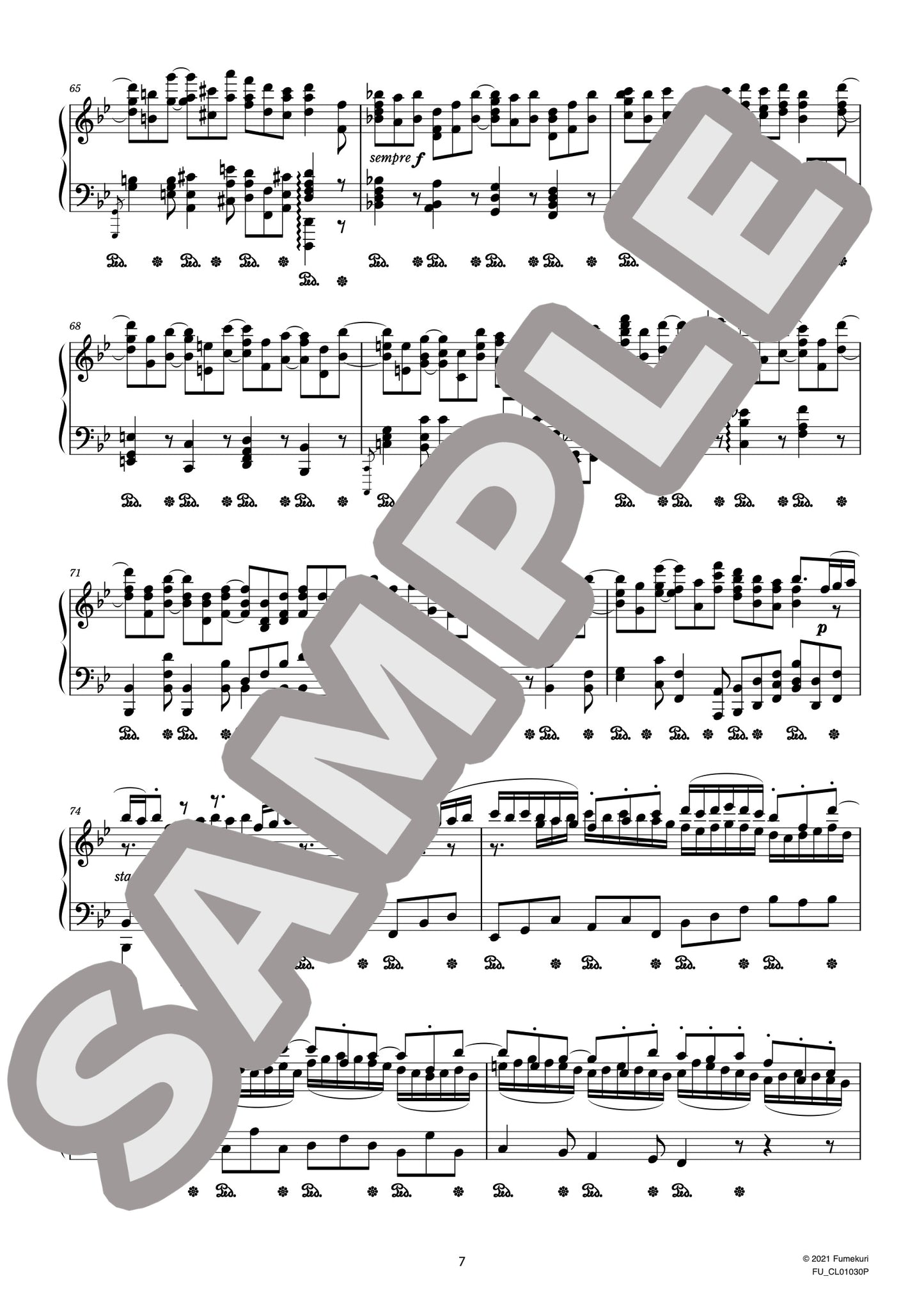 J.S.バッハによるブランデンブルク協奏曲 第6番 第3楽章（J.S.BACH=STRADAL) / クラシック・オリジナル楽曲【中上級】