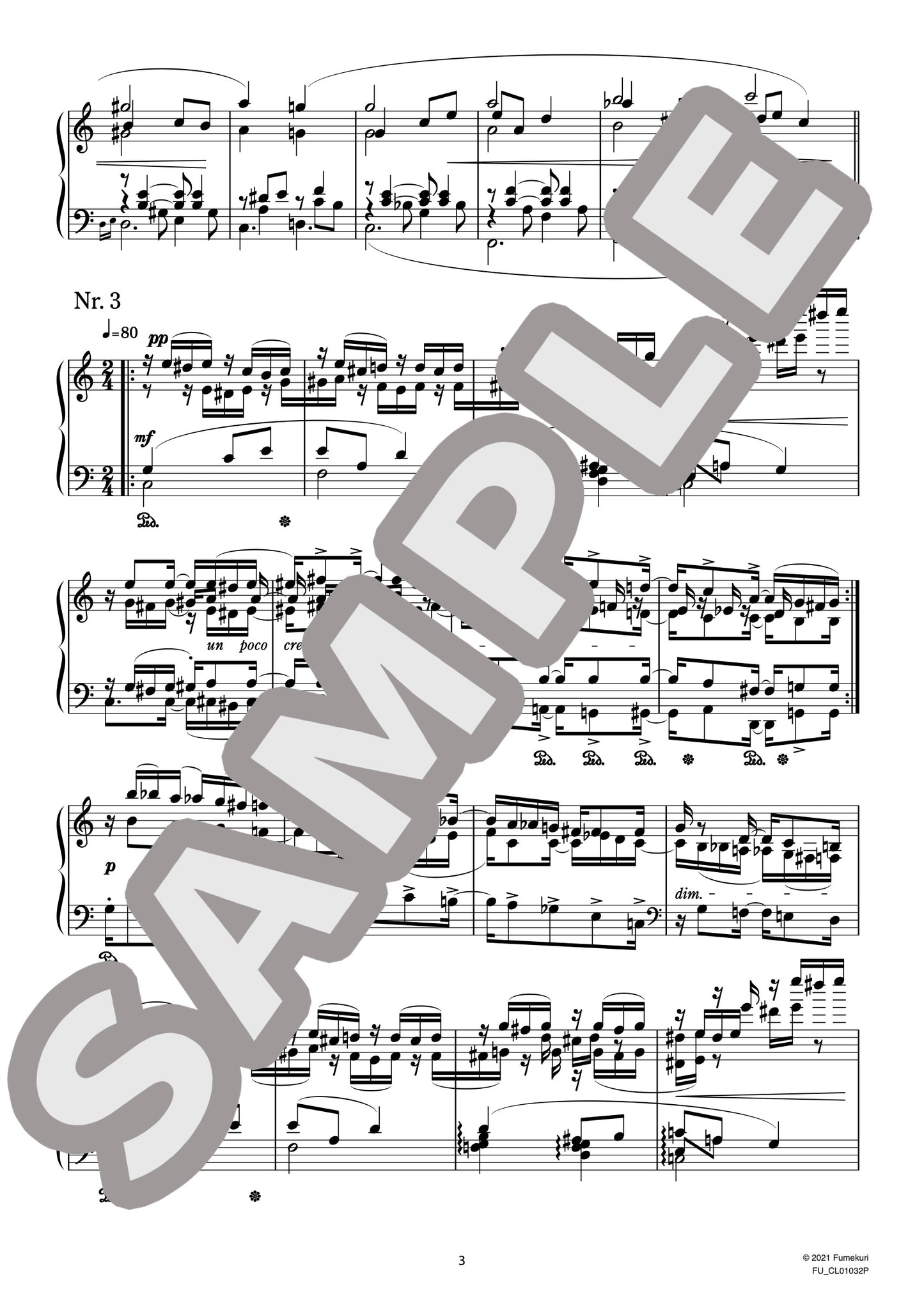 クララ・ヴィークの主題による10の即興曲 作品5（SCHUMANN) / クラシック・オリジナル楽曲【中上級】
