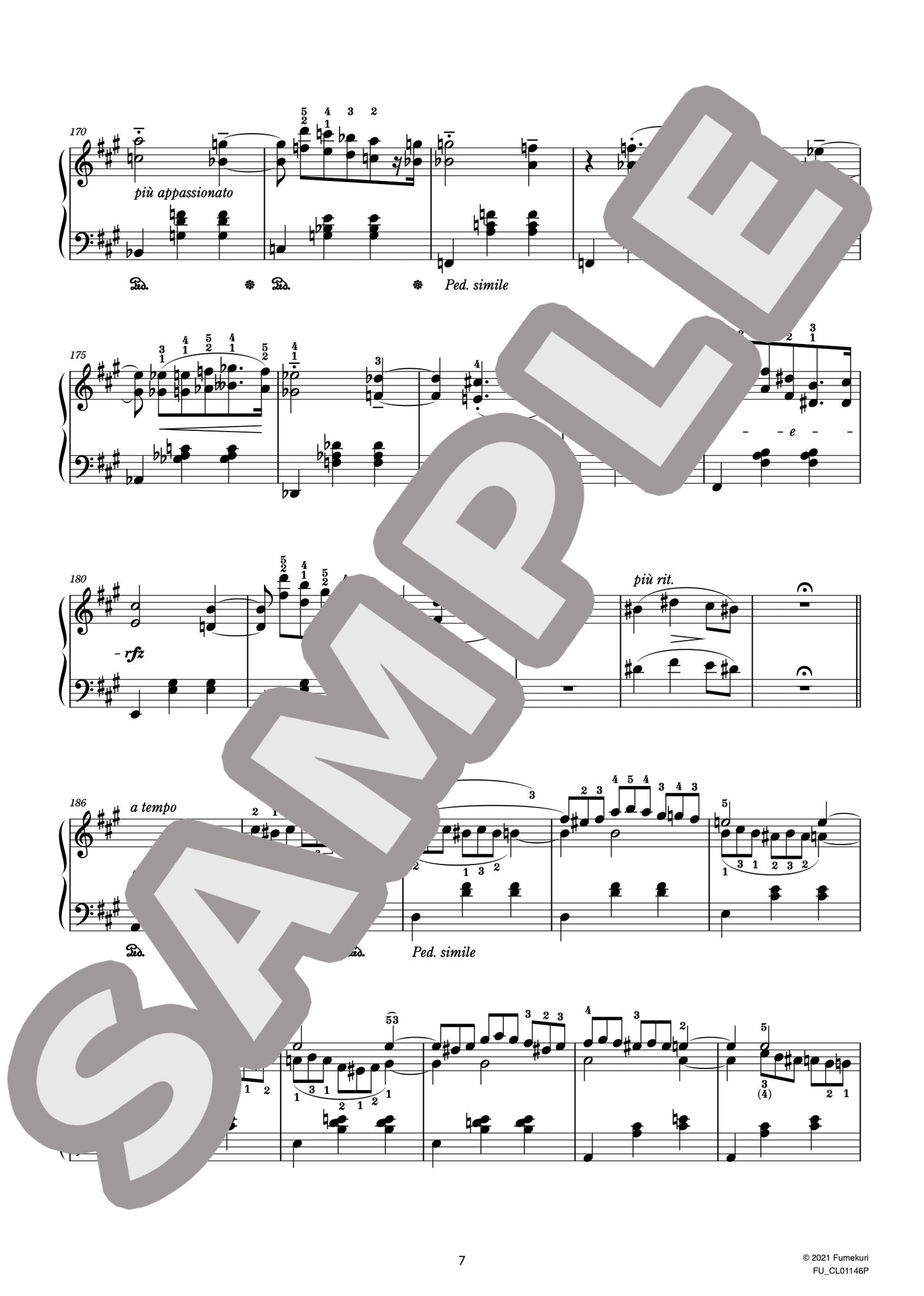 フランツ・シューベルトのワルツ・カプリスによる ウィーンの夜会 第6番［初版］（SCHUBERT=LISZT) / クラシック・オリジナル楽曲【中上級】