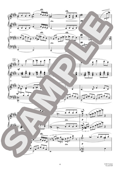 ユーモレスク 作品43［ピアノ連弾］ - 第3曲 ブコリック（FLORENT SCHMITT) / クラシック・オリジナル楽曲【中上級】