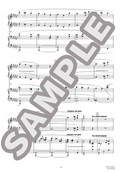 ユーモレスク 作品43［ピアノ連弾］ - 第5曲 感傷的なワルツ（FLORENT SCHMITT) / クラシック・オリジナル楽曲【中上級】