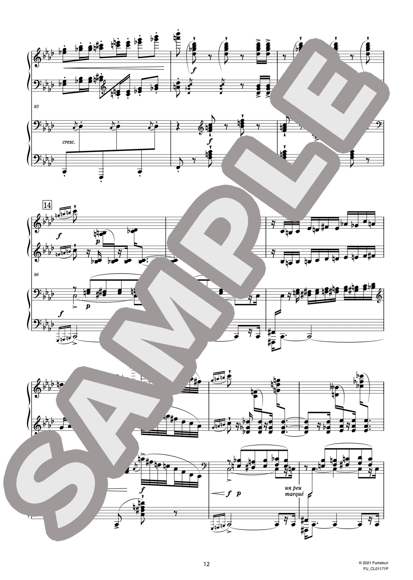 ディオニソスの祭り 作品62［ピアノ連弾］ - 作曲者によるピアノ連弾編曲（FLORENT SCHMITT) / クラシック・オリジナル楽曲【中上級】