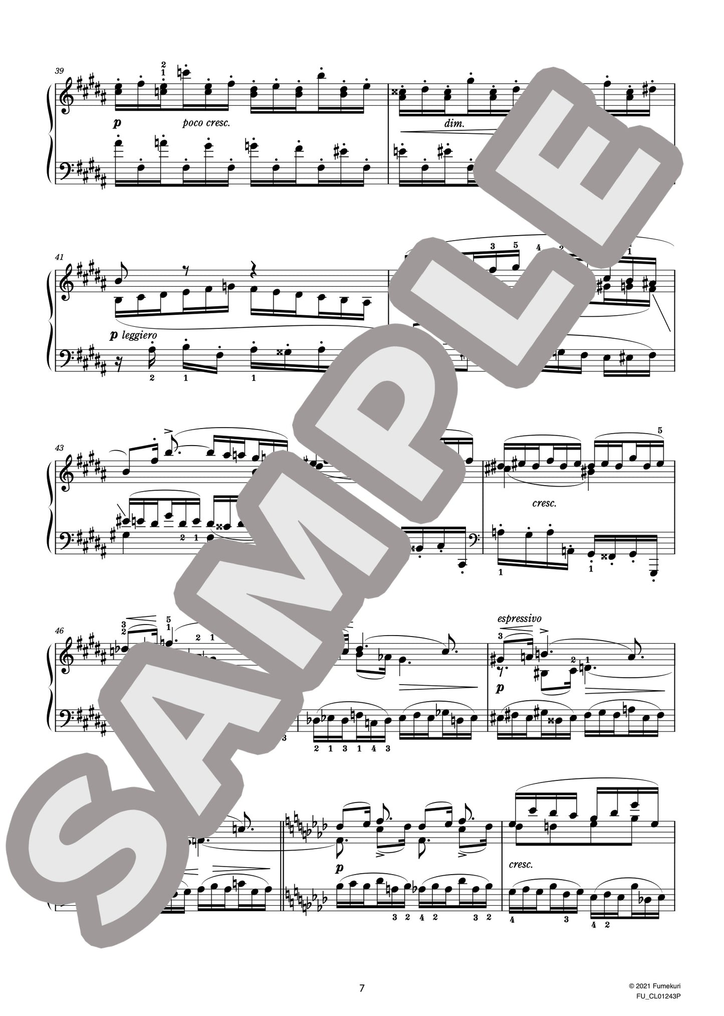 前奏曲とフーガ 嬰ト短調 作品29（SERGEI TANEYEV) / クラシック・オリジナル楽曲【中上級】