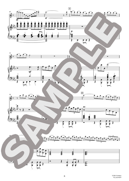サクソフォンと室内管弦楽のための幻想曲 作品630［サクソフォン（in B-flat）とピアノ編曲版］ 第1楽章（VILLA-LOBOS) / クラシック・オリジナル楽曲【中上級】