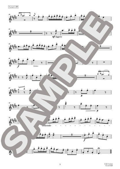 トランペット協奏曲 ニ長調［トランペットB-flat版］（G. TORELLI) / クラシック・オリジナル楽曲【中上級】