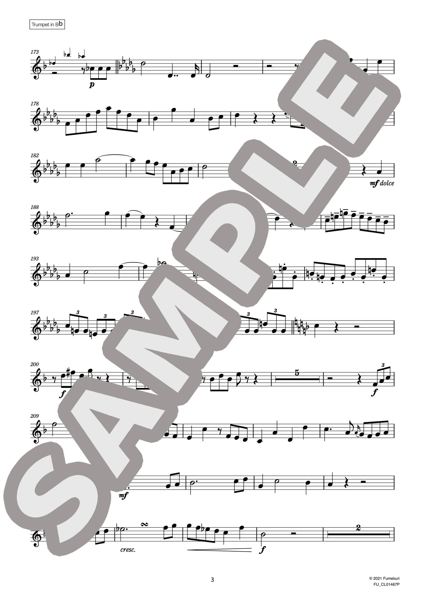 トランペット協奏曲 変ホ長調［トランペットB-flat版］（HUMMEL) / クラシック・オリジナル楽曲【中上級】