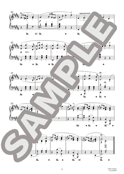 マズルカ 第22番 嬰ト短調 作品33-1（CHOPIN) / クラシック・オリジナル楽曲【中上級】